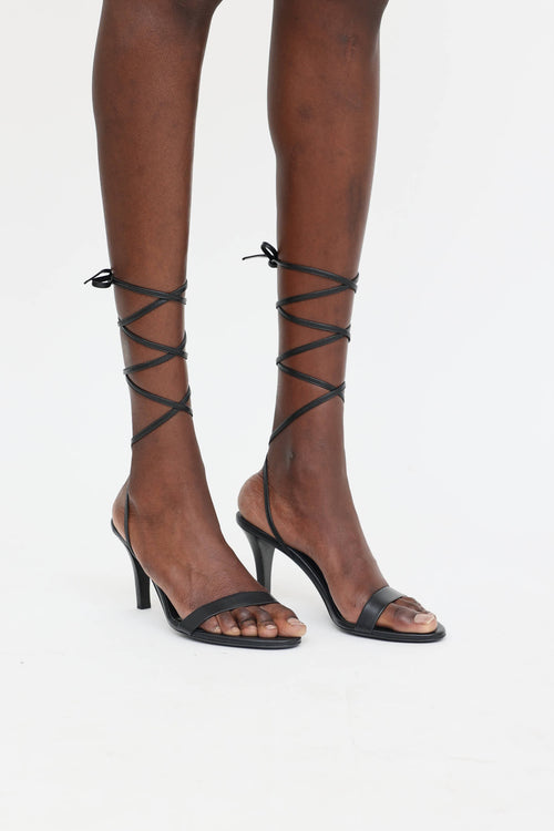 The Row Maud Leather Heel