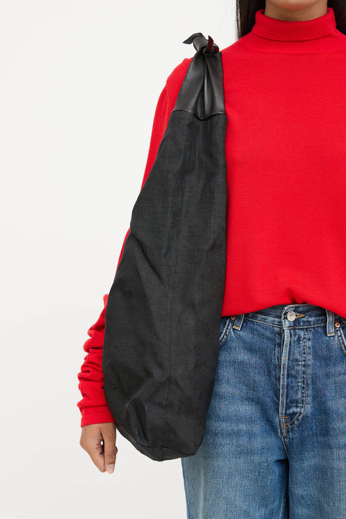 The Row Woven Bindle Shoulder Bag