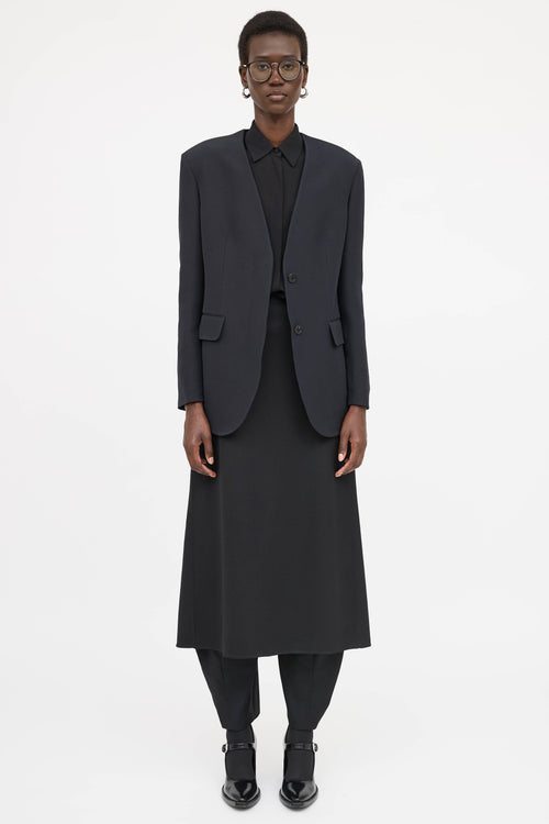 The Row Murray Collarless Blazer