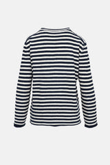 The Row Stripe Long Sleeve Top