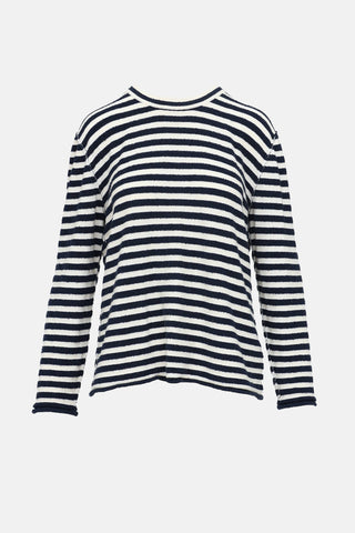 The Row Stripe Long Sleeve Top