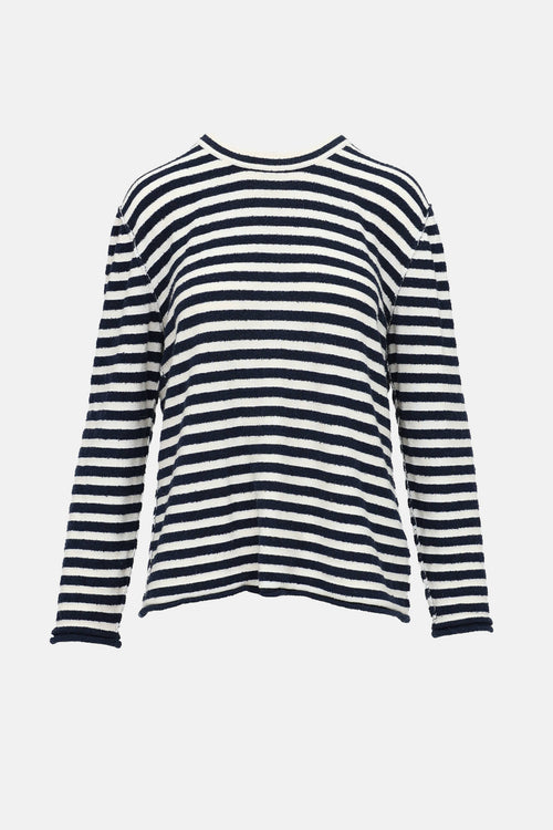 The Row Stripe Long Sleeve Top
