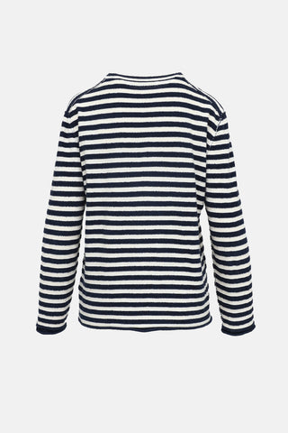 The Row Stripe Long Sleeve Top