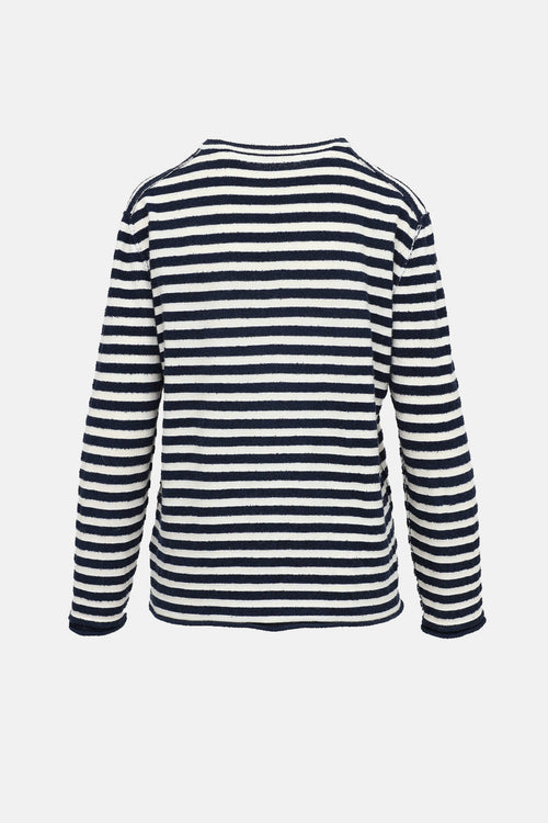 The Row Stripe Long Sleeve Top