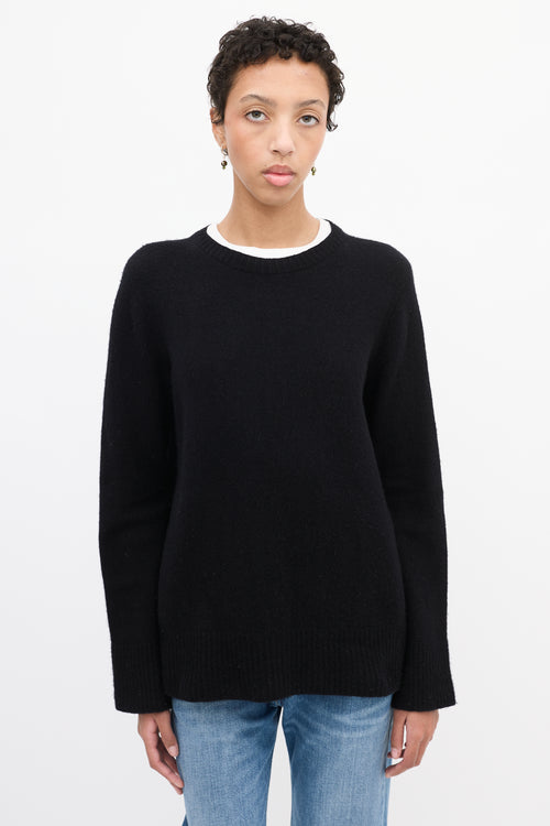 The Row Black Wool & Cashmere Sweater