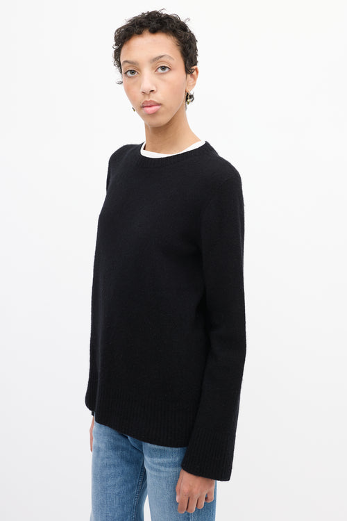 The Row Black Wool & Cashmere Sweater