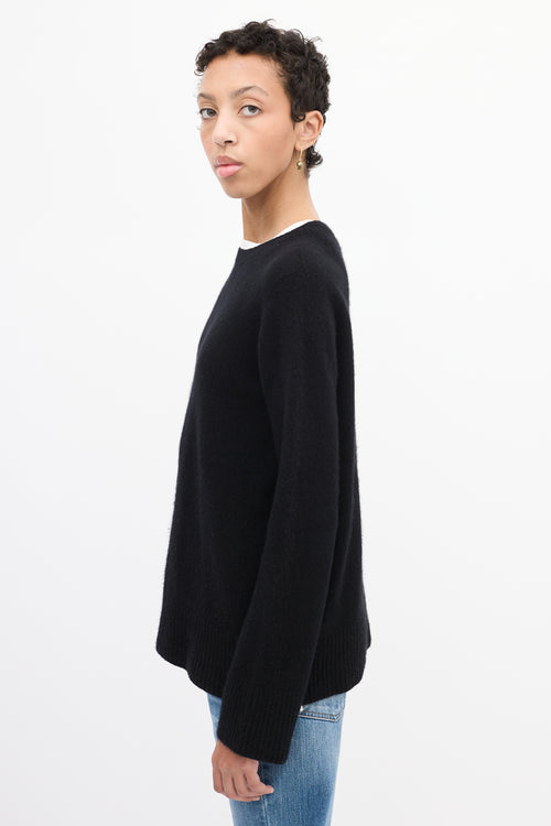 The Row Black Wool & Cashmere Sweater