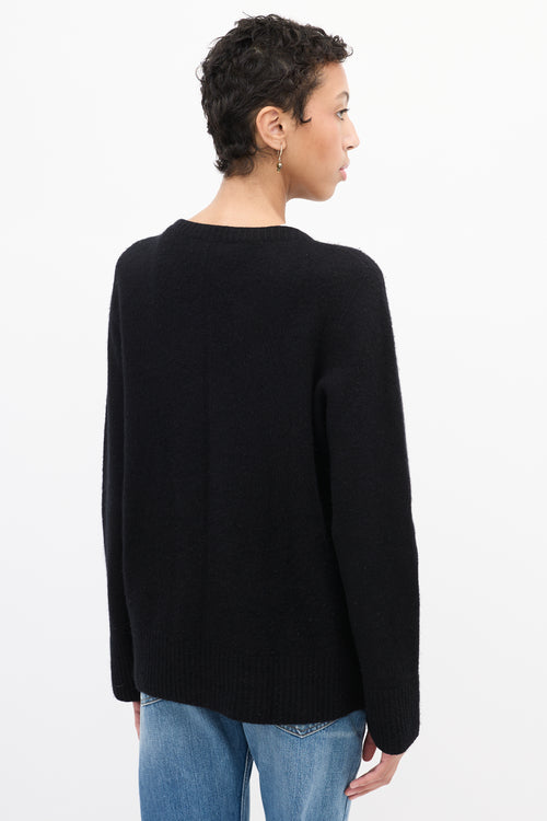 The Row Black Wool & Cashmere Sweater