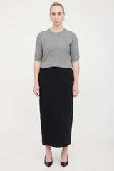 The Row Wool Two Pocket Skirt