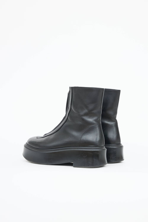 The Row Zip Ankle Boot