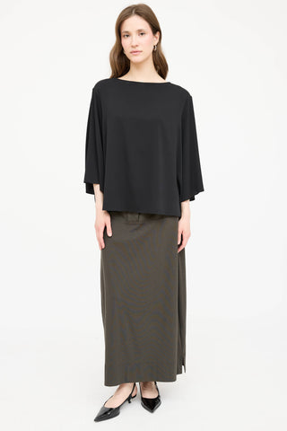 The Row Flared Boat Neck Top