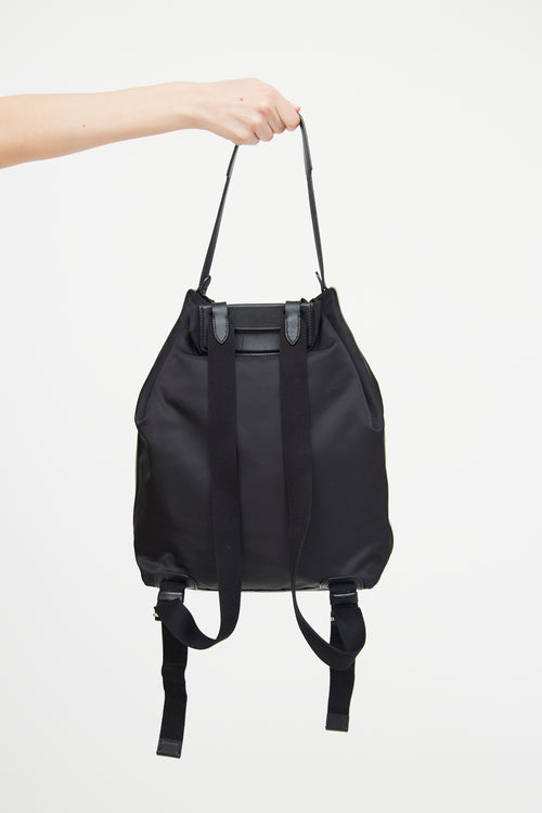 The Row Black Nylon 11 Backpack