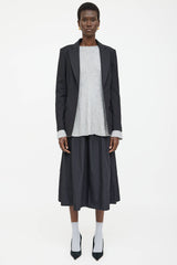 The Row Nylon Elastic Midi Skirt