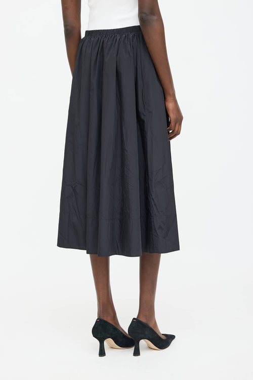 The Row Nylon Elastic Midi Skirt