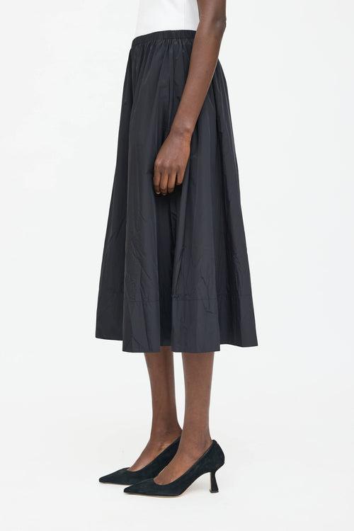 The Row Nylon Elastic Midi Skirt