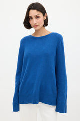 The Row Blue Wool & Cashmere Sweater