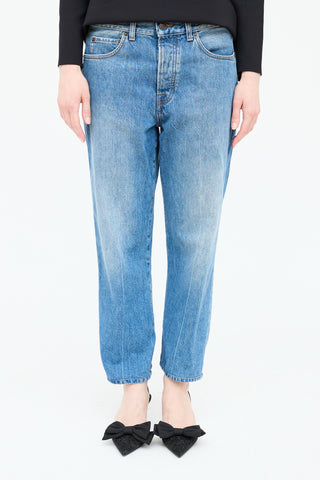 The Row Straight Leg Crop Jeans