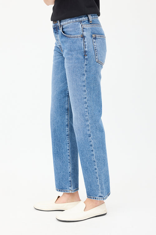 The Row Light Wash Goldin Jeans