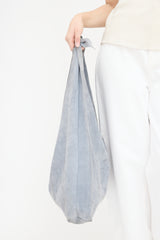 The Row Suede Bindle Bag