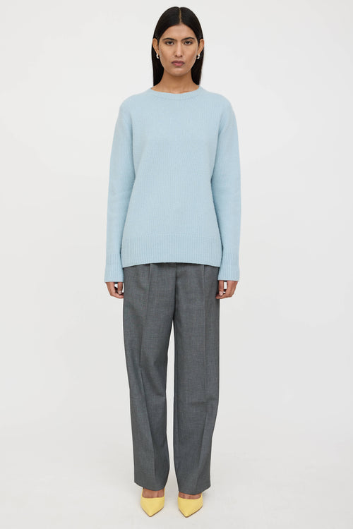 The Row Wool Knit Crewneck Sweater