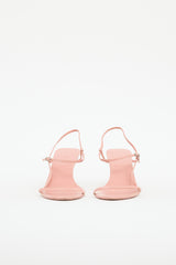 The Row Leather Bare Heeled Sandal