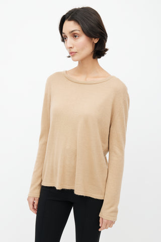 The Row Brown Knit Sweater