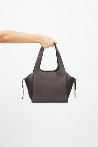 The Row Brown TR1 Leather Bag