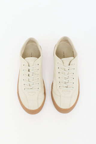 The Row Canvas Low Top Sneaker