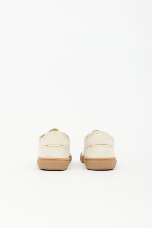 The Row Canvas Low Top Sneaker