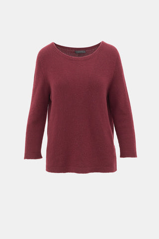 The Row Cashmere Bateau Neck Sweater