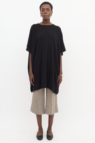 The Row Cashmere & Silk Knit Tunic Top