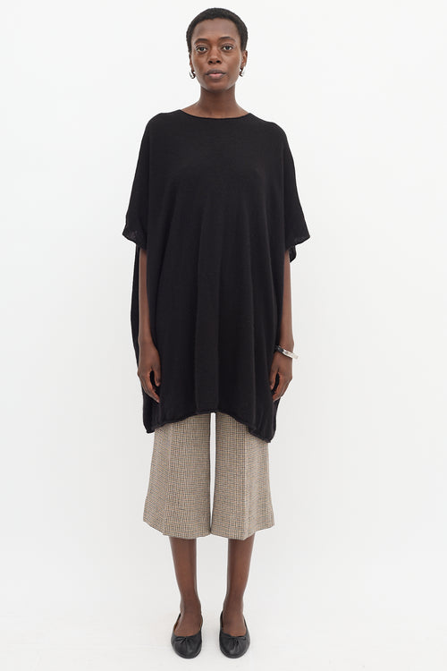The Row Cashmere & Silk Knit Tunic Top