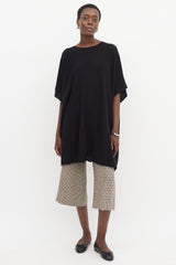 The Row Cashmere & Silk Knit Tunic Top