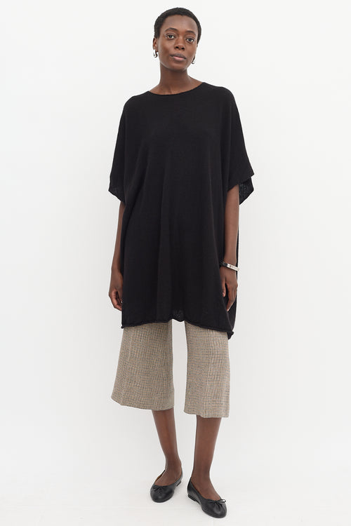 The Row Cashmere & Silk Knit Tunic Top