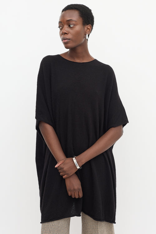 The Row Cashmere & Silk Knit Tunic Top