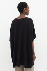 The Row Cashmere & Silk Knit Tunic Top