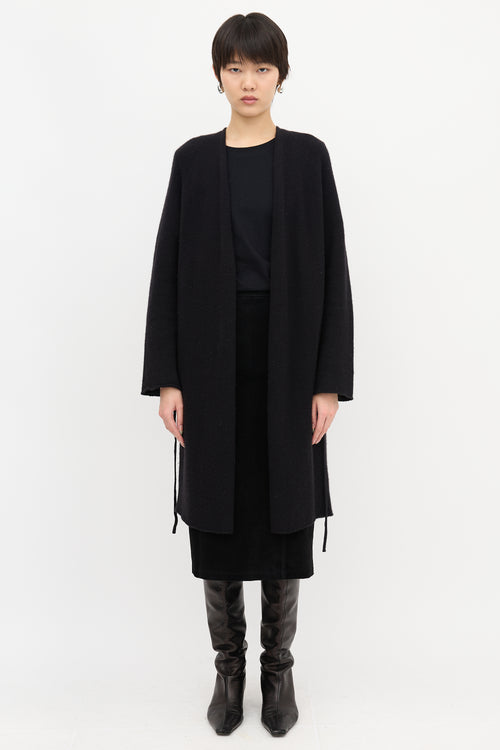 The Row Cashmere Tie Cardigan