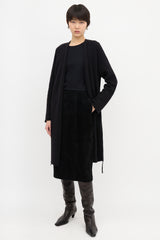 The Row Cashmere Tie Cardigan