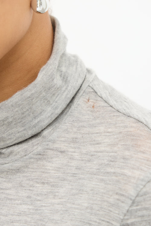 The Row Cashmere Turtleneck Top