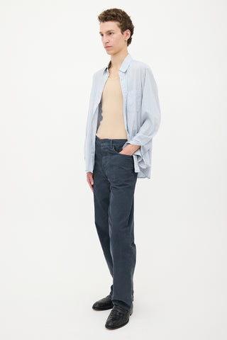 The Row Corduroy Straight Leg Pant