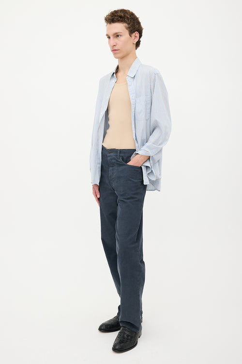 The Row Corduroy Straight Leg Pant
