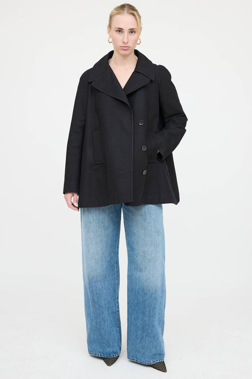 The Row Cotton A-line Coat
