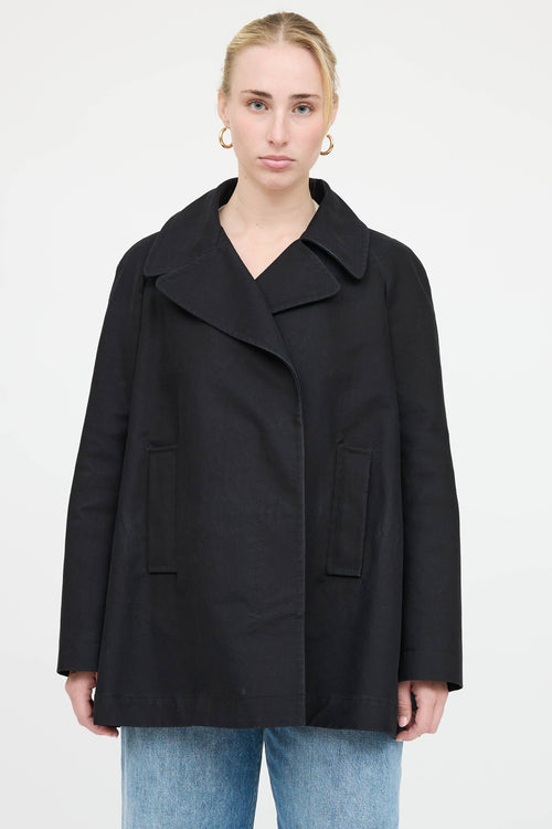 The Row Cotton A-line Coat