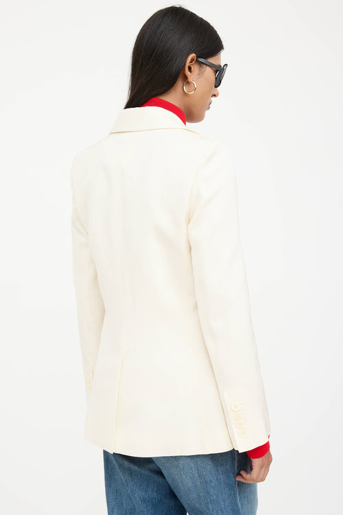 The Row Cream Blazer