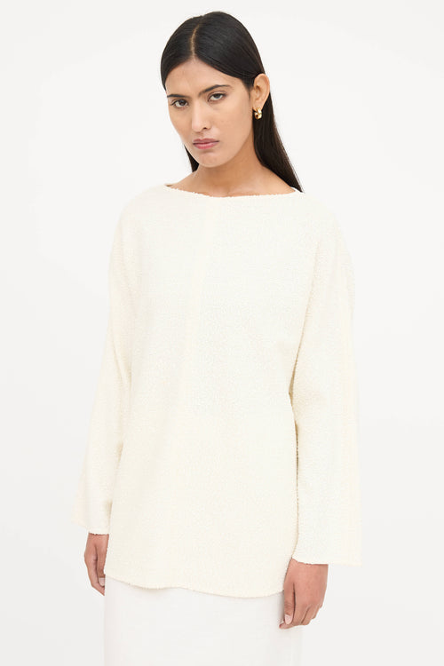 The Row Knit Textured Top