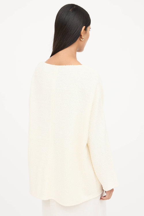 The Row Knit Textured Top
