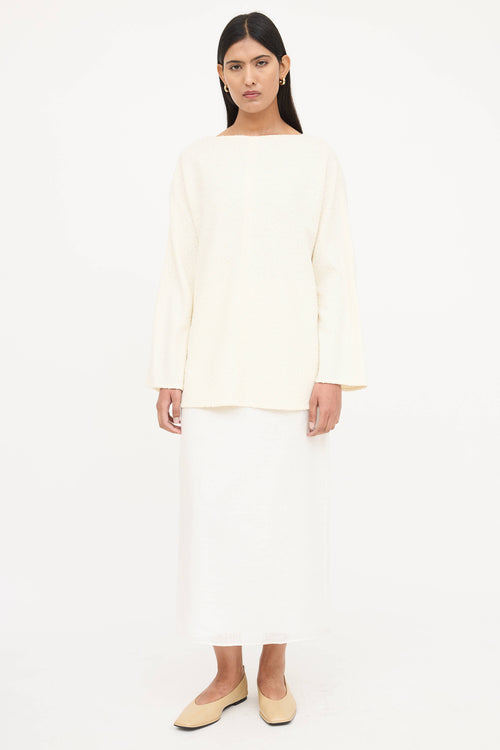 The Row Knit Textured Top