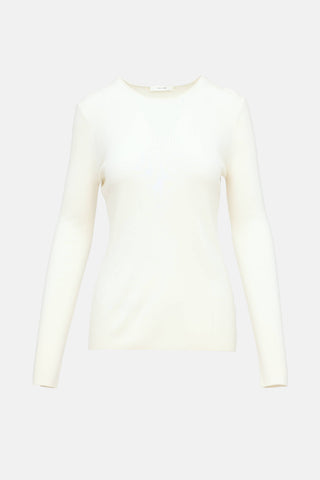 The Row Knit Long Sleeve Top