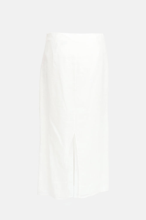 The Row Linen Berth Skirt