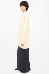 The Row Cream Miru Oversized Sweater